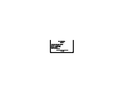 GM 12544117 LABEL, Emissions and Cautions