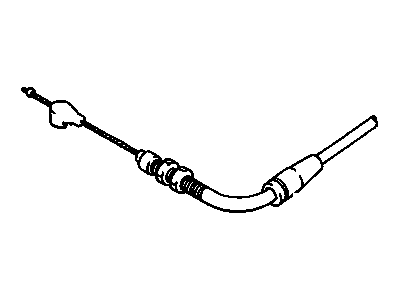 GM 96058033 Automatic Transmission Throttle Valve Cable
