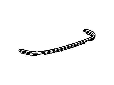 GM 10167396 Molding Assembly, Quarter Window & Rear Window Upper *Black/Brite