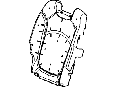 GM 15899653 Pad Assembly, Rear Seat Back Cushion