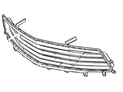 GM 23505810 Grille, Front Lower