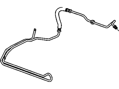 Chevrolet Uplander Power Steering Hose - 15777212