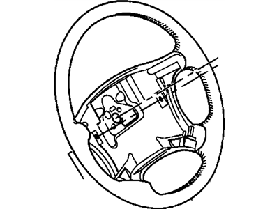 1998 Oldsmobile Aurora Steering Wheel - 16757269