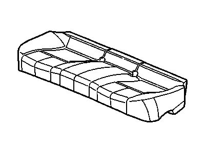 GM 88995715 Cover Asm,Rear Seat Cushion *Ebony