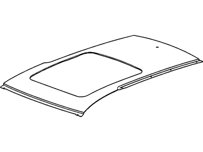 22767432 GM Sun Roof Panel Assembly Illustration 1 of 1