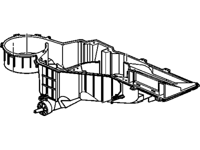 GM 52474945 Case,Heater & A/C Evaporator & Blower Lower