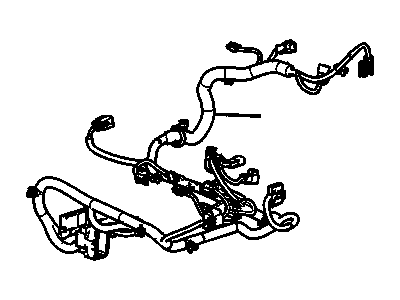 GM 23153767 Harness Assembly, Driver Seat Wiring