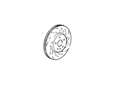 2017 Chevrolet Cruze Brake Disc - 23261508