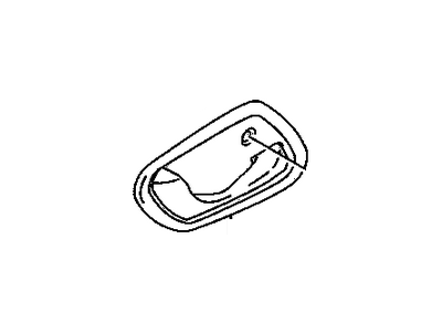 GM 30024125 Handle, Front Door Inside Lh *Gray