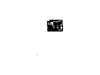 GM 20781544 Label, Trailer Hitch Load Information