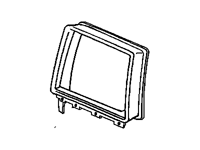 GM 20506154 MOLDING, Rear Quarter Upper (Above Belt)