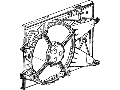 Chevrolet Fan Shroud - 95484868