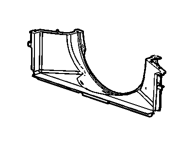 GM 15860927 Shroud, Engine Coolant Fan Lower