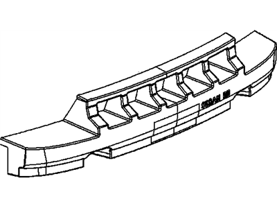 GM 22734110 Absorber,Rear Bumper Fascia Energy