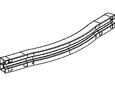 GM 22730911 Bar,Rear Bumper Imp