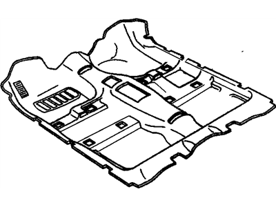 GM 15286798 Carpet Assembly, Floor Panel *Neutral