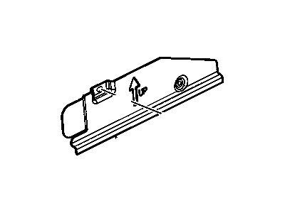 GM 25980339 Shield, Trans Heat