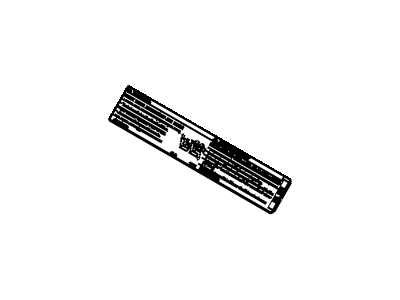 GM 20889265 Label, Inflator Restraint System Warning