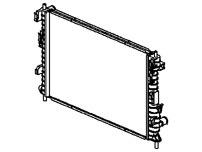 2007 Saturn Vue Radiator - 15821838