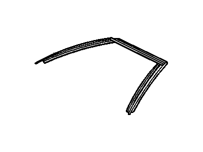 GM 25697623 Retainer Assembly, Roof Side Rail Weatherstrip <Request N 25697623 GM Retainer Assembly, Roof Side Rail Weatherstrip <Request N Illustration 1 of 1