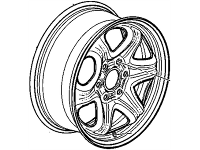 2015 Chevrolet Traverse Spare Wheel - 9598570