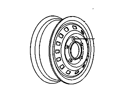 Cadillac Deville Spare Wheel - 9591127