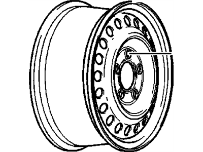 1999 Chevrolet Malibu Spare Wheel - 12365485