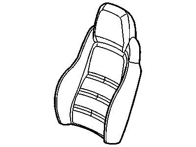 GM 19123129 COVER, Front Seat Back and Back of Back