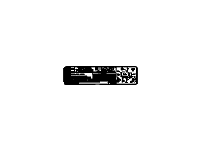 GM 24508404 Label, Vehicle Emission Control Information