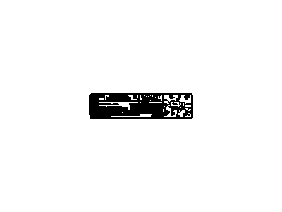 GM 24508406 Label, Vehicle Emission Control Information