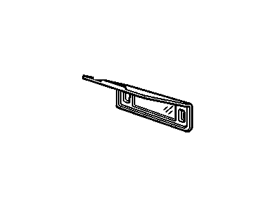 GM 88890776 Mirror Asm,Rear Seat Roof Illuminate <Use 1C3J*Shale
