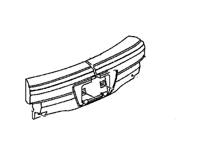 GM 22732597 Absorber, Rear Bumper Fascia Energy