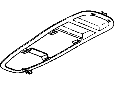 GM 22790214 Plate Assembly, Roof Console Backing