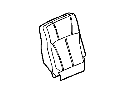 GM 88983748 Cover Asm,Rear Seat Back Cushion 35% *Oak