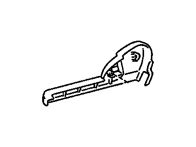 GM 94854491 COVER SHIELD - DRIVER SEAT OUTER ADJUSTER TRIM LH (DARK GRAY)