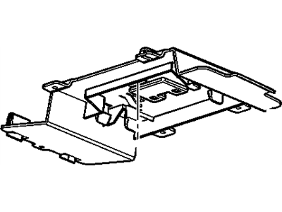 22899454 GM Bracket Assembly, Theft Deterrent Module Illustration 1 of 1