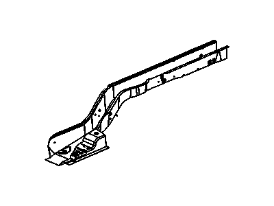 20835778 GM Rear Compartment Floor Panel Rail Assembly Illustration 1 of 1