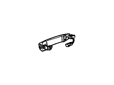 GM 20806428 Handle Assembly, Front/Rear Side Door Outside *Service Primer