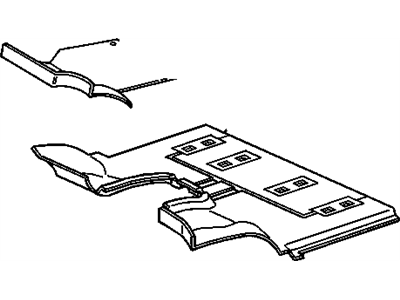 GM 15690662 Mat Assembly, Floor Front *Marked Print