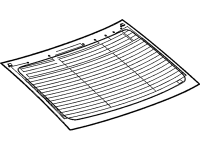 GM 22812954 Window Assembly, Rear