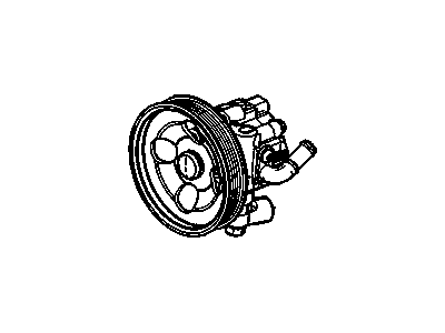 Cadillac CTS Power Steering Pump - 25756609