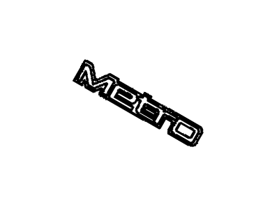 Chevrolet Sprint Emblem - 96061731