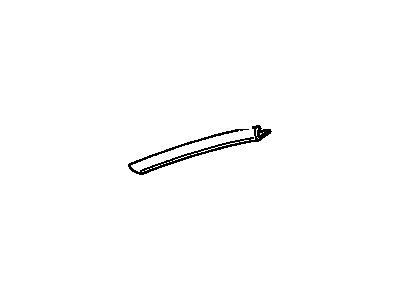 GM 20636651 Molding Asm Reveal Windshield Side *Black