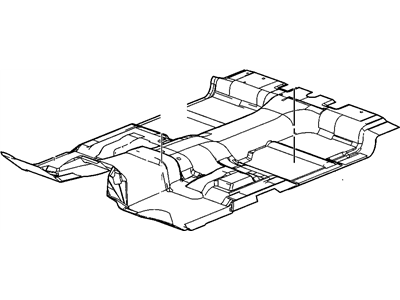 GM 15747268 Carpet Assembly, Floor Panel *Oak