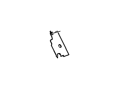 GM 10438560 Footrest Assembly, Driver *Marked Print