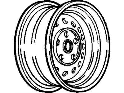 1994 Pontiac Trans Sport Spare Wheel - 9591794