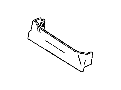 15966871 GM Cover, Passenger Seat Riser Trim *Red Ruby Illustration 1 of 1