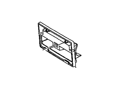 GM 21110184 Bracket,Front License Plate