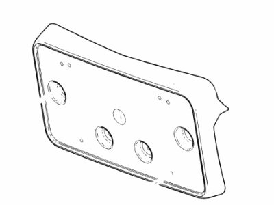 GM 84428905 Bracket Assembly, Front Lic Plt