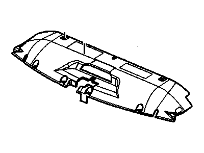 GM 15809933 Baffle,Radiator Air Upper